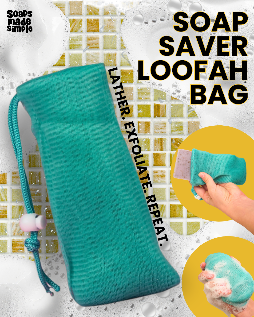 Lather, Exfoliate, Repeat: Why Your Shower Needs a Soap Saver Loofah Bag