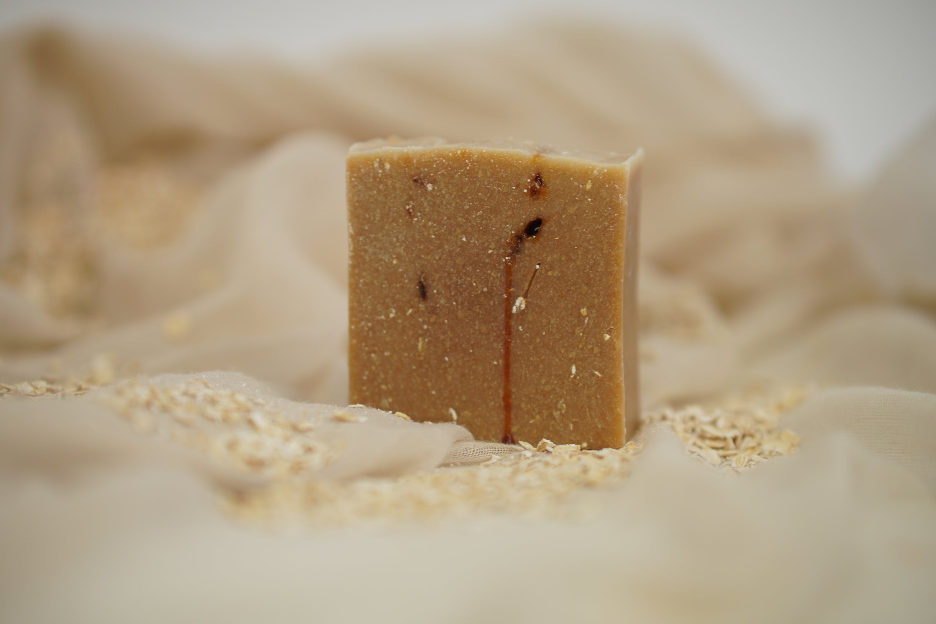 All-Natural Oats + Honey Bar Soap