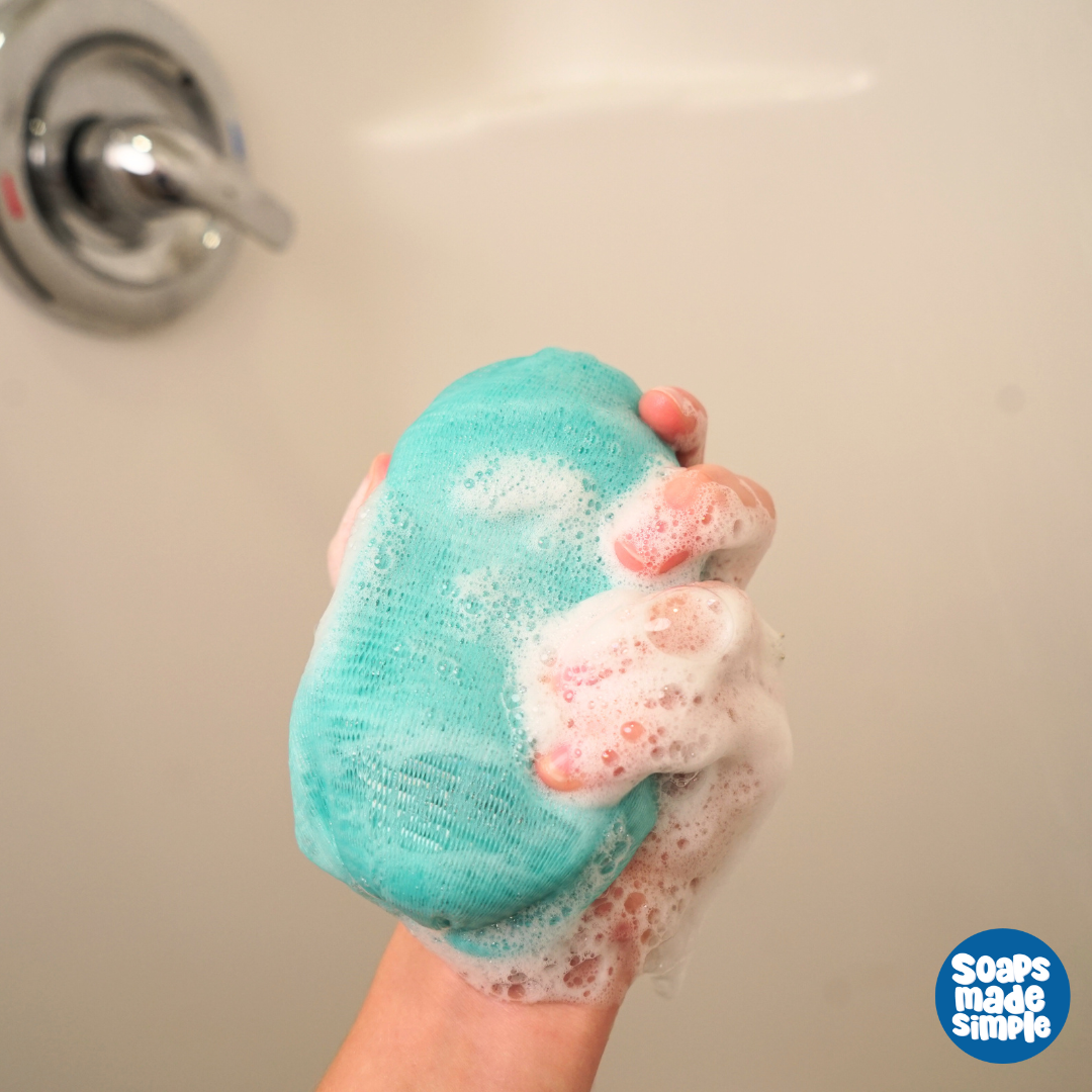 Soap Saver Loofah Bag